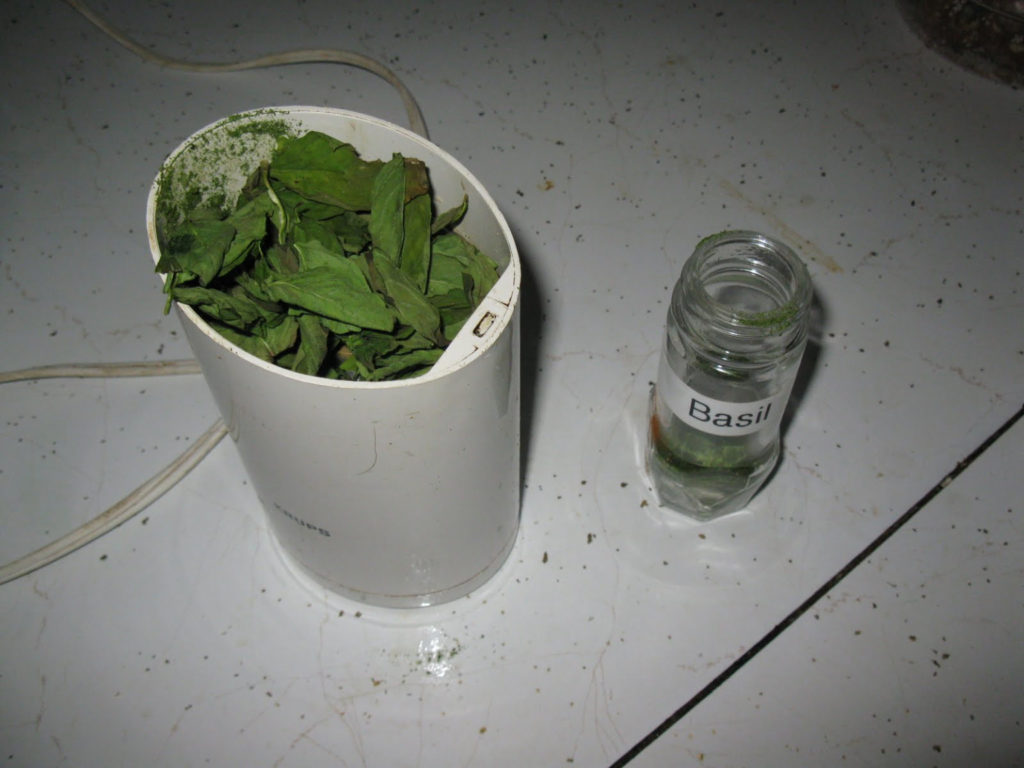 Quick Drying Herbs from the Garden