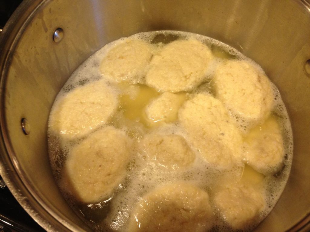 SImmering Gefilte Fish