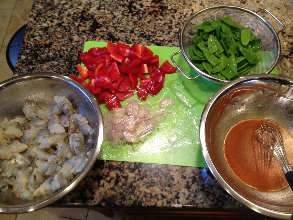 Shrimp Stir-fry Ingredients