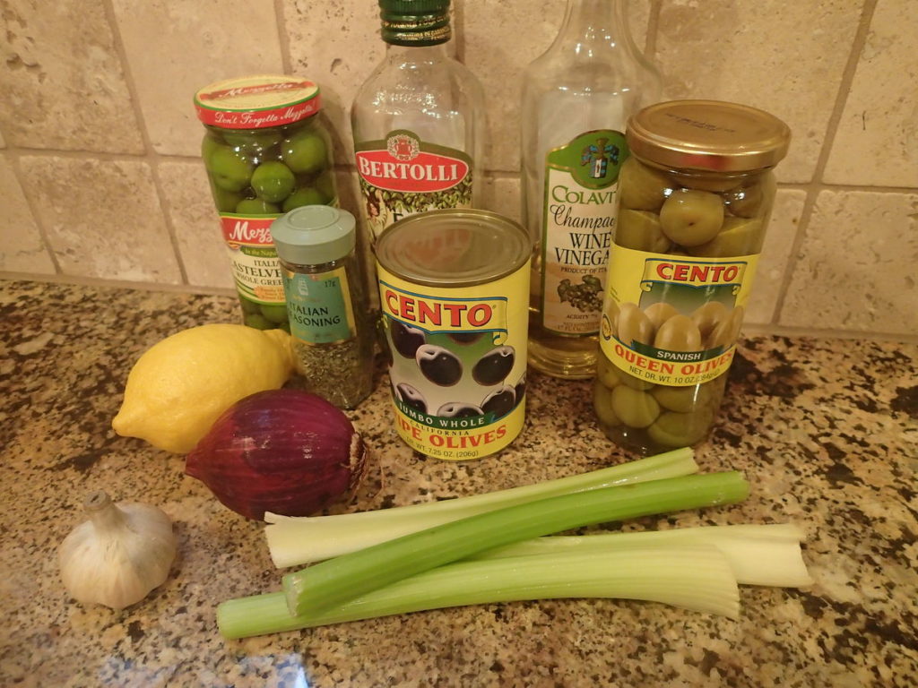 Marinated Olive Ingredients